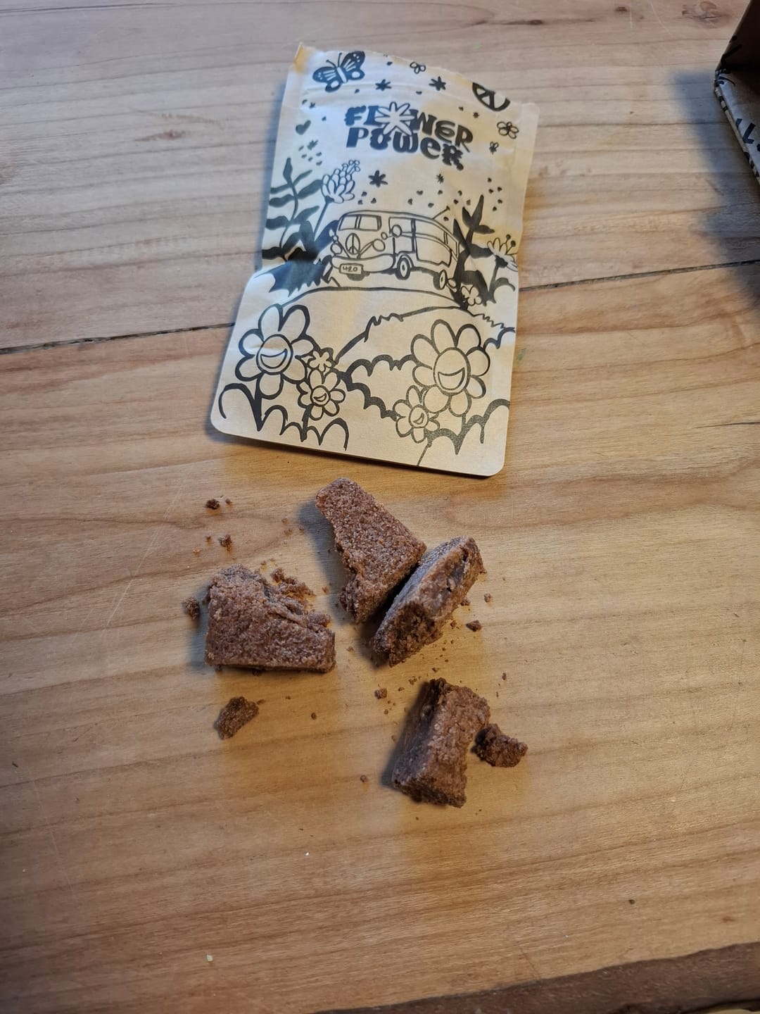 Customer photo review of 🔮 Magic Hasch Brownies - POWER LVL: 5/5