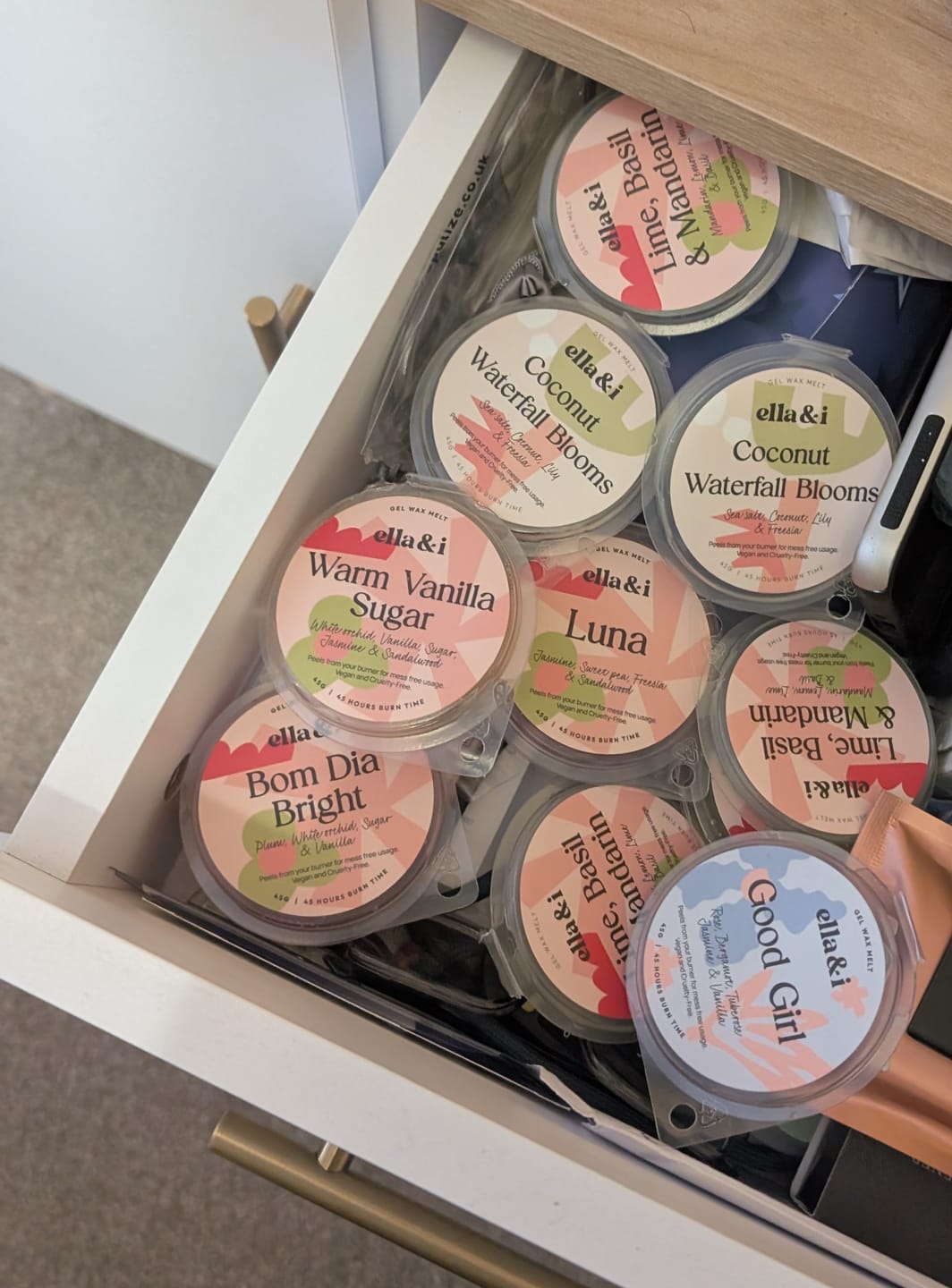 Customer photo review of Lime, Basil & Mandarin Gel Melt