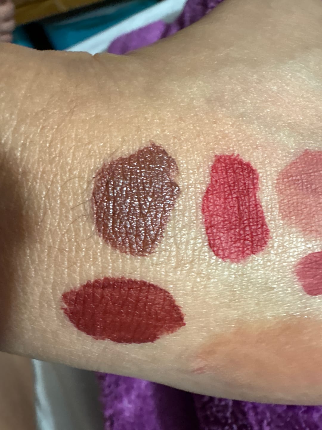 Customer photo review of Labial Líquido Soft Floreces