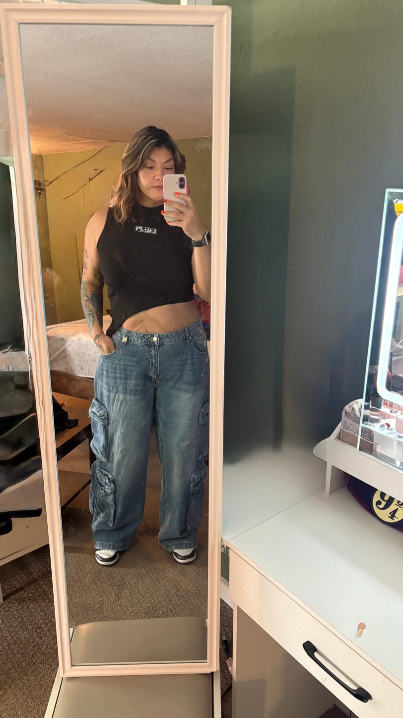 Customer photo review of W231 - Drift Cargo Jeans