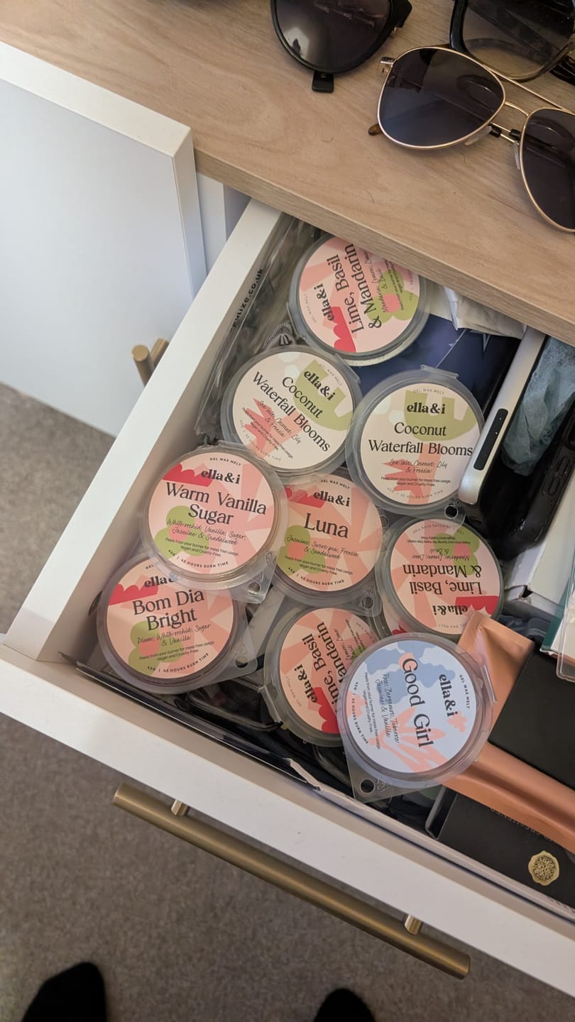 Customer photo review of Lime, Basil & Mandarin Gel Melt