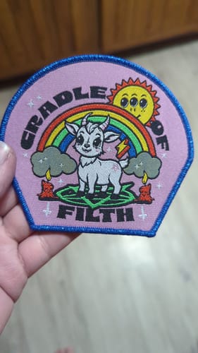Customer photo review of Cradle Of Filth - Goat - Patch