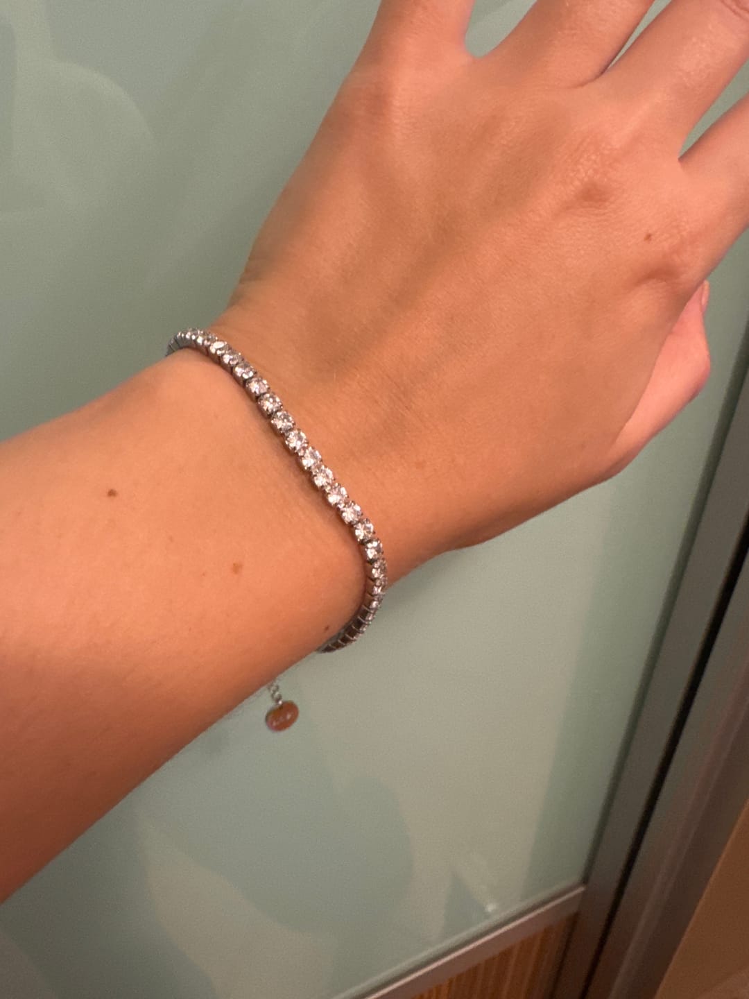 Customer photo review of Ava Silver Bracelet