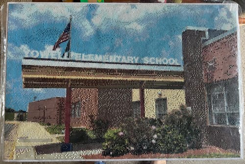 Customer photo review of Custom Diamond Painting From Your Photo