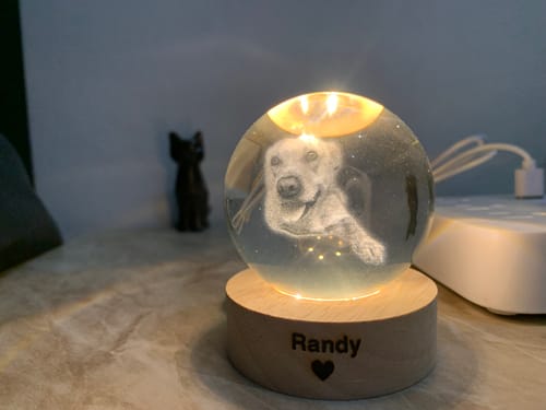 Customer photo review of Esfera de Cristal