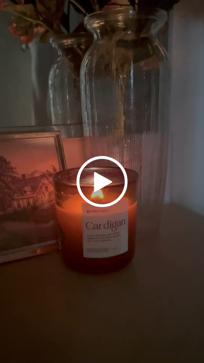 Customer video review of Cardigan Candle