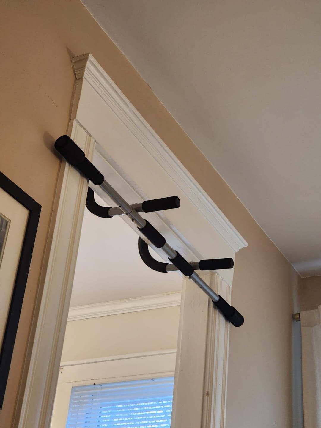 Customer photo review of Doorway Pull-Up Bar