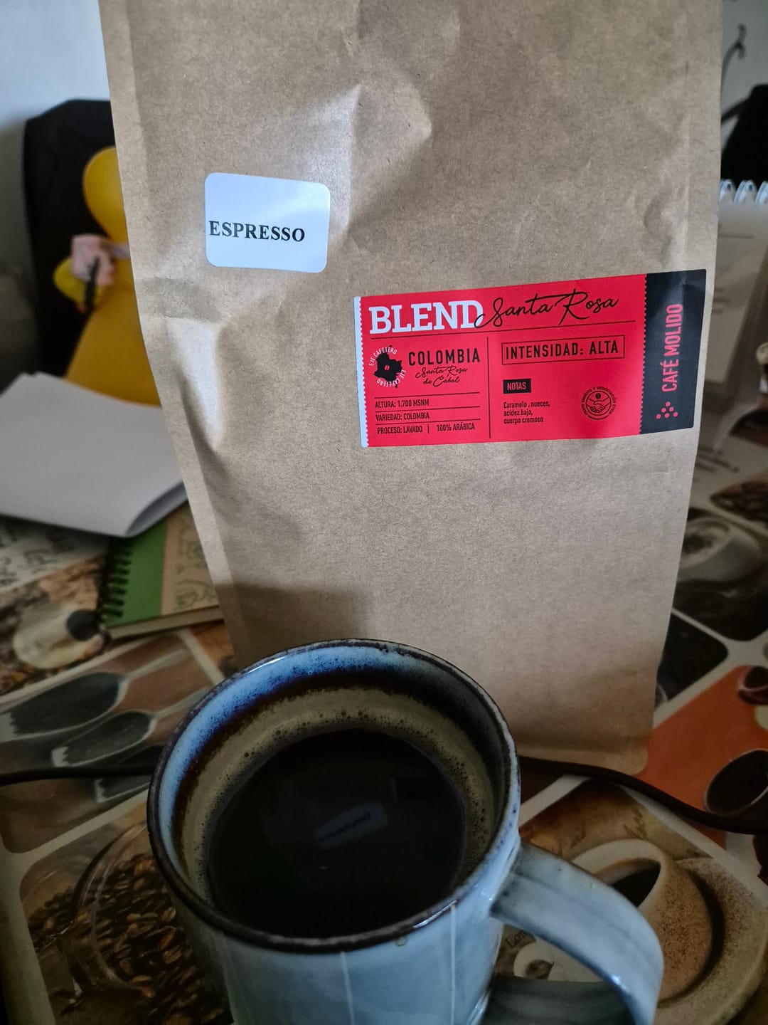 Customer photo review of Colombia | Blend Santa Rosa Bolsa 1 KG | MOLIDO