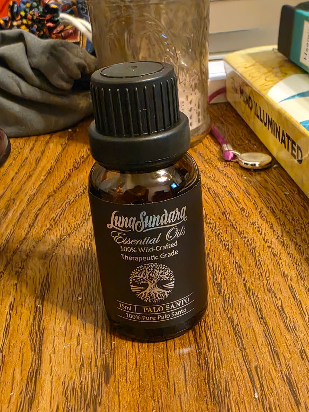 Customer photo review of Palo Santo Essential Oil Peruvian 100% Pure Wildcrafted