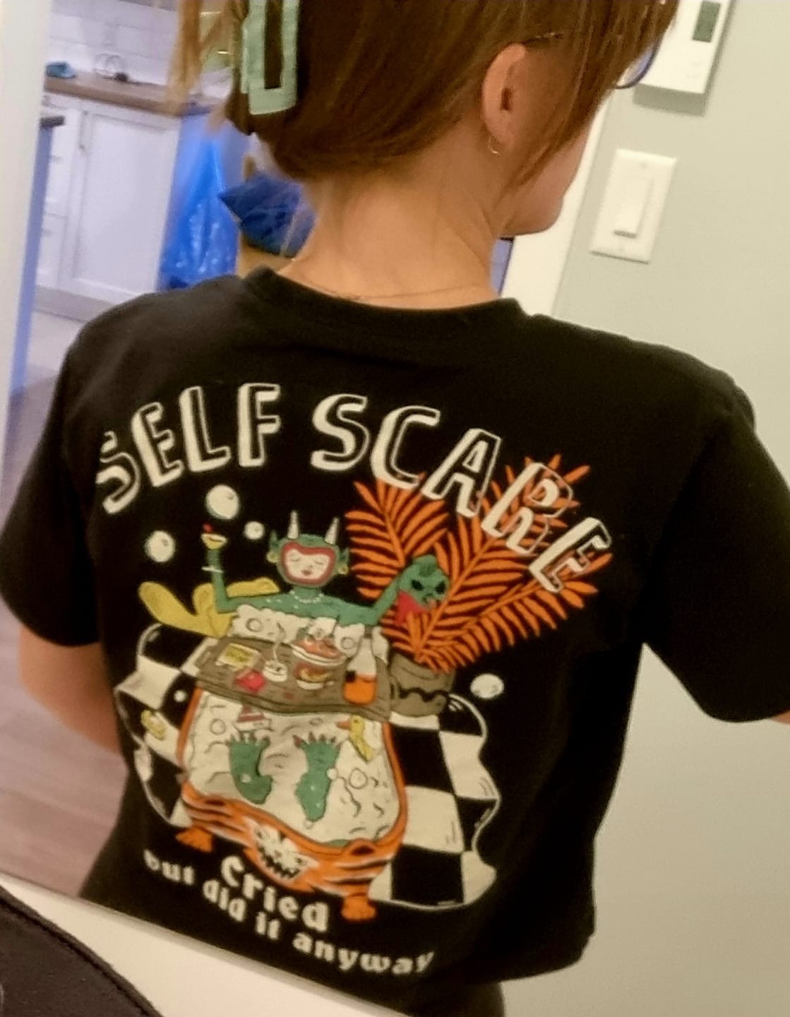 Customer photo review of Dead Inside T-Shirt