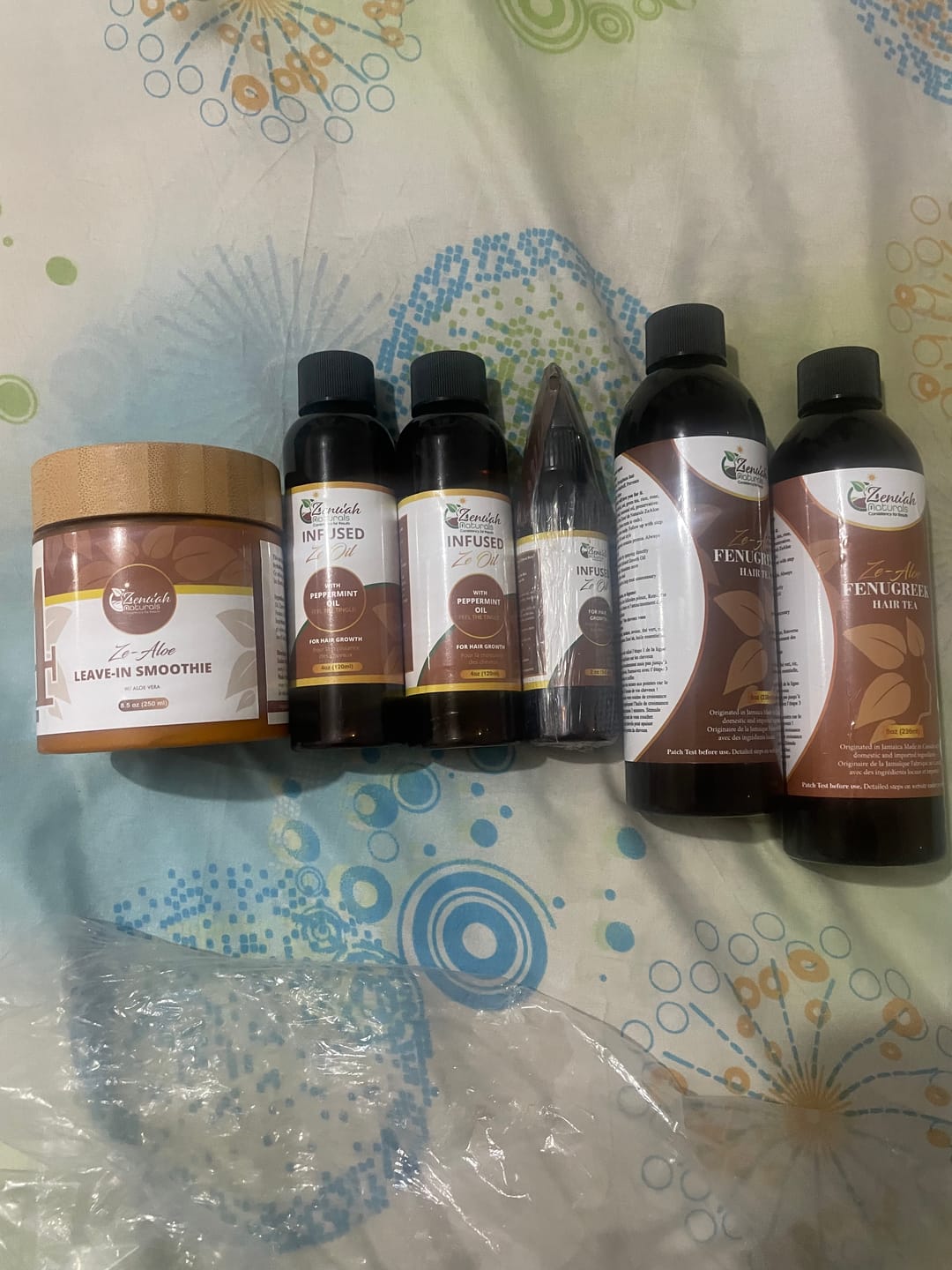 Customer photo review of Infused Ze Oil – Herbal Nourishing Scalp Blend