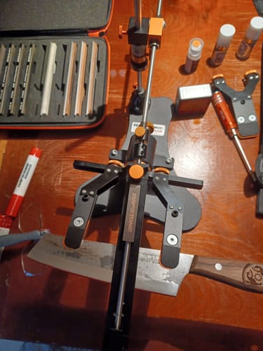 Customer photo review of Hapstone R2 Standard Knife Sharpener