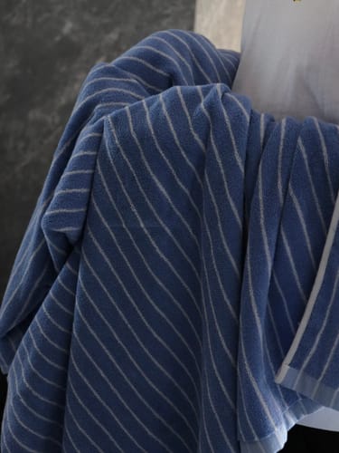 Customer photo review of Coastal Striped Towel Collection