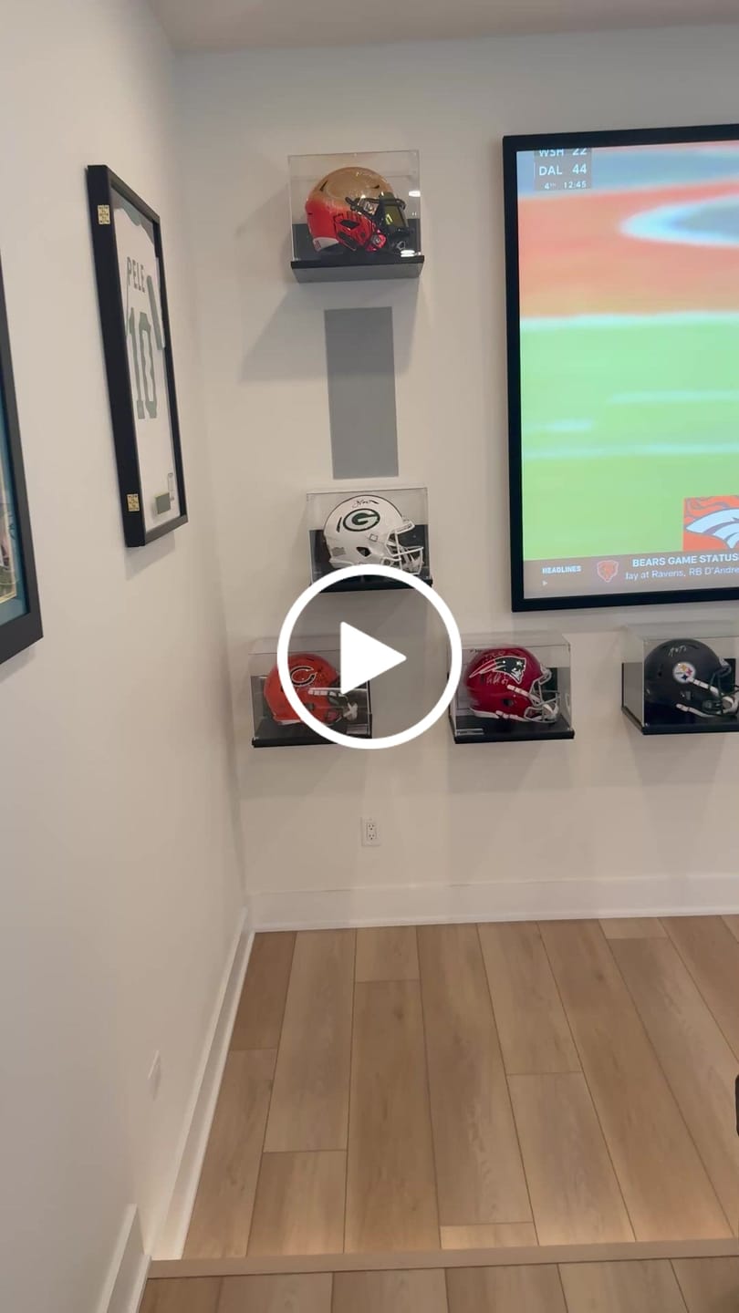 Customer video review of Black Acrylic Wall Mounts - Better Display Cases (Case Not Included)