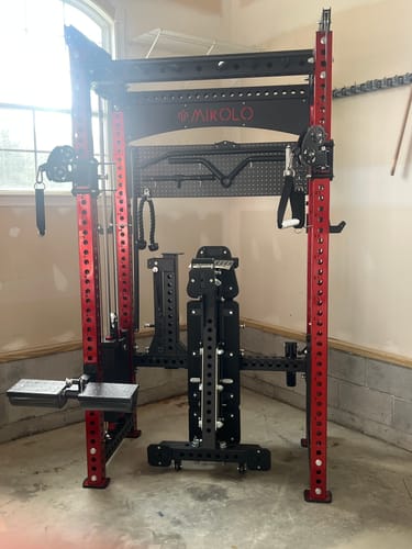 Customer photo review of ANUBIS™-2.0 Elite Half Rack Functional Trainer With Dual Weight Stacks