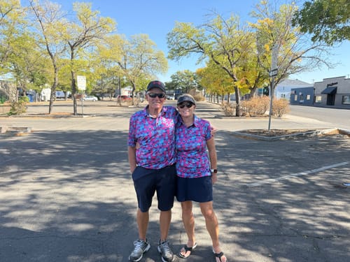 Customer photo review of Golf Polo Couple Family set GALAXIES tournament