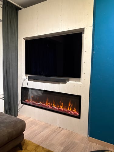 H T. review of EVIQ Elektrische sfeerhaard Deluxe 60″ inch – 152 cm image 1 out of 1