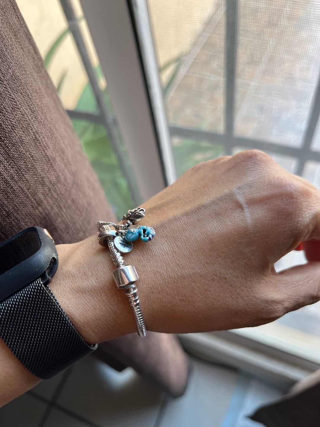 Customer photo review of Pulsera Cola de Raton