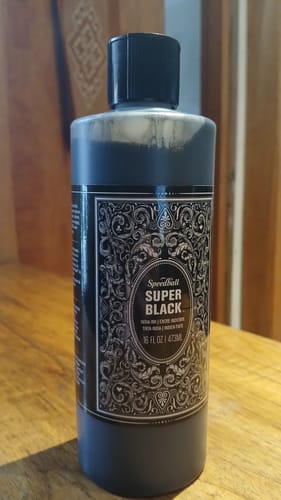 Customer photo review of Speedball Super Black - Tinta China Botella 454 ml