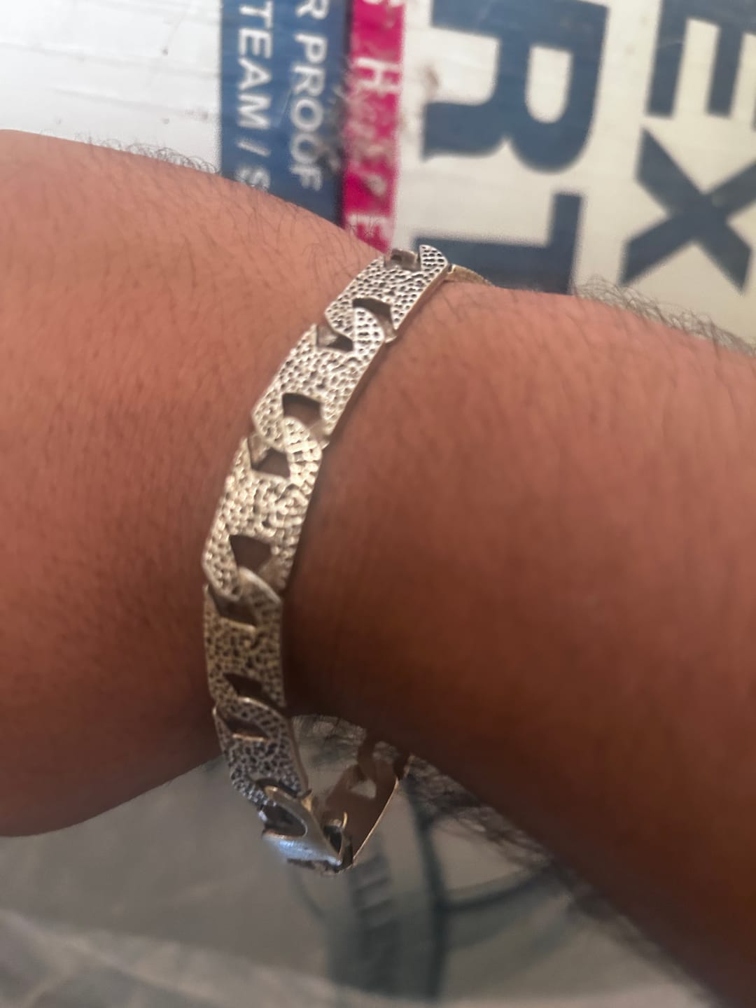 Customer photo review of Delicate Silver Chain Bracelet