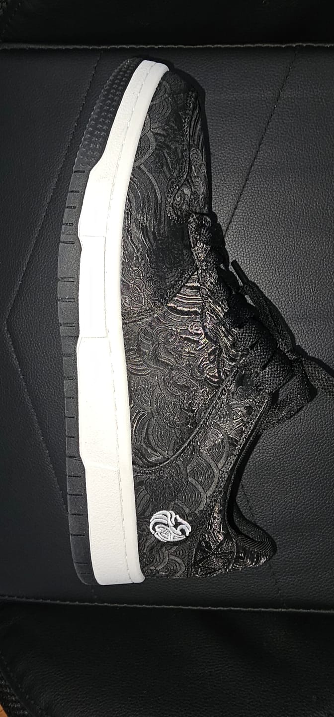 Customer photo review of Nihonga inspired Silk Sneakers