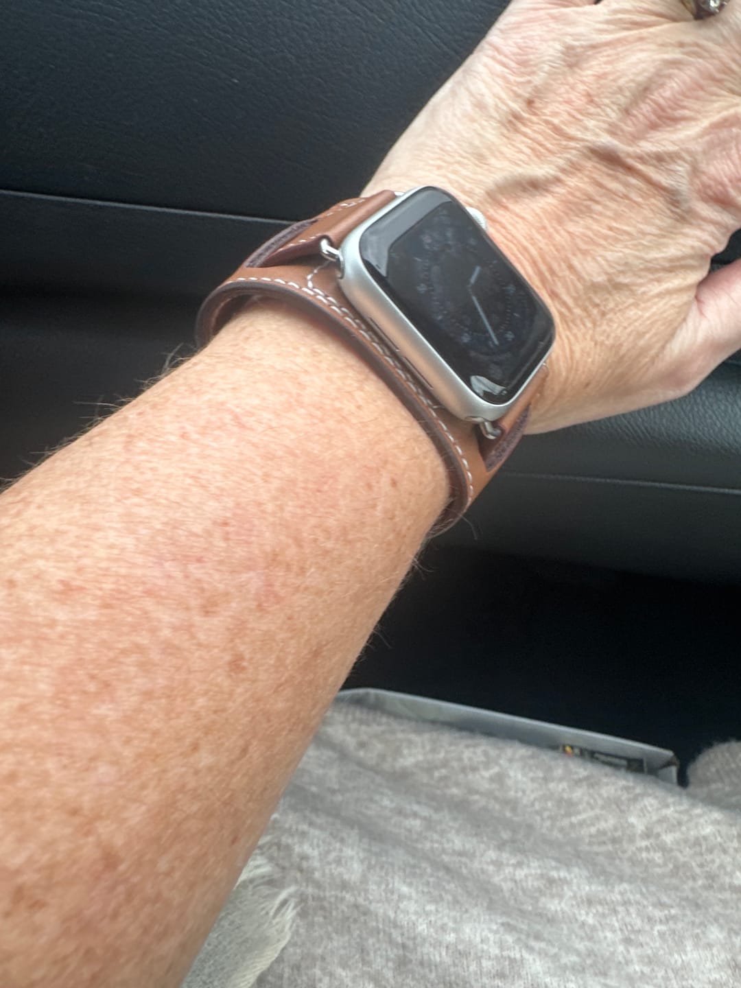 Customer photo review of Dione Leather Band
