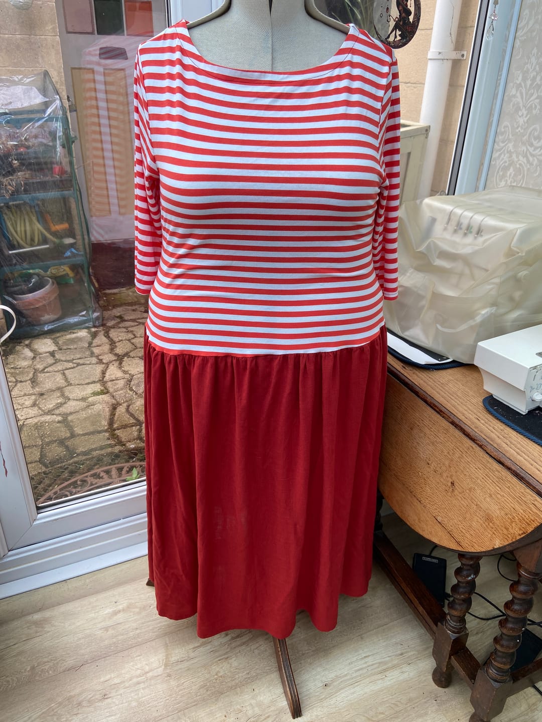 Customer photo review of Special Offer Linen Look Polyester Fabric