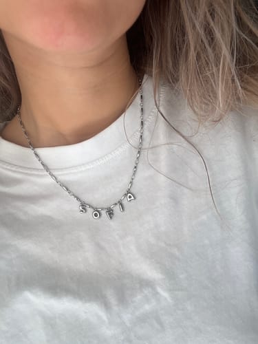 Customer photo review of Collana "Portami con te"