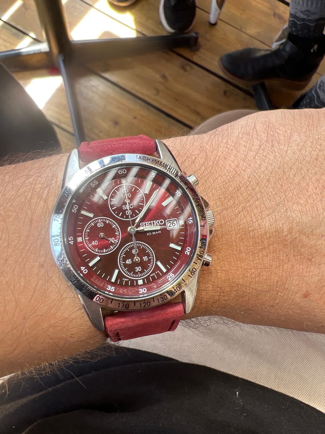 Customer photo review of Reloj Seiko SBTQ045 Chronograph Quartz 38,5mm JDM