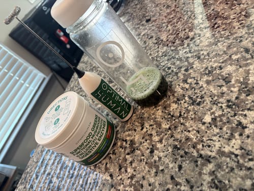 Customer photo review of Superfood Greens (30-Day Tub)