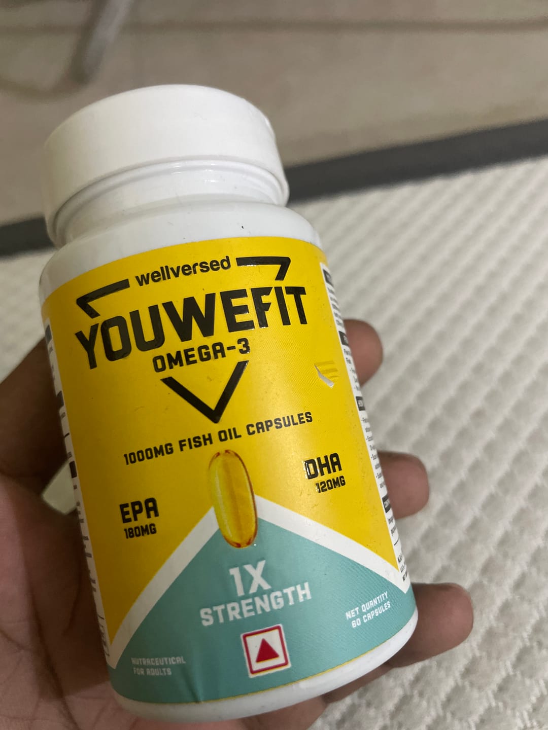 Customer photo review of YouWeFit Omega-3 Fish Oil (60 Capsules), 1000mg