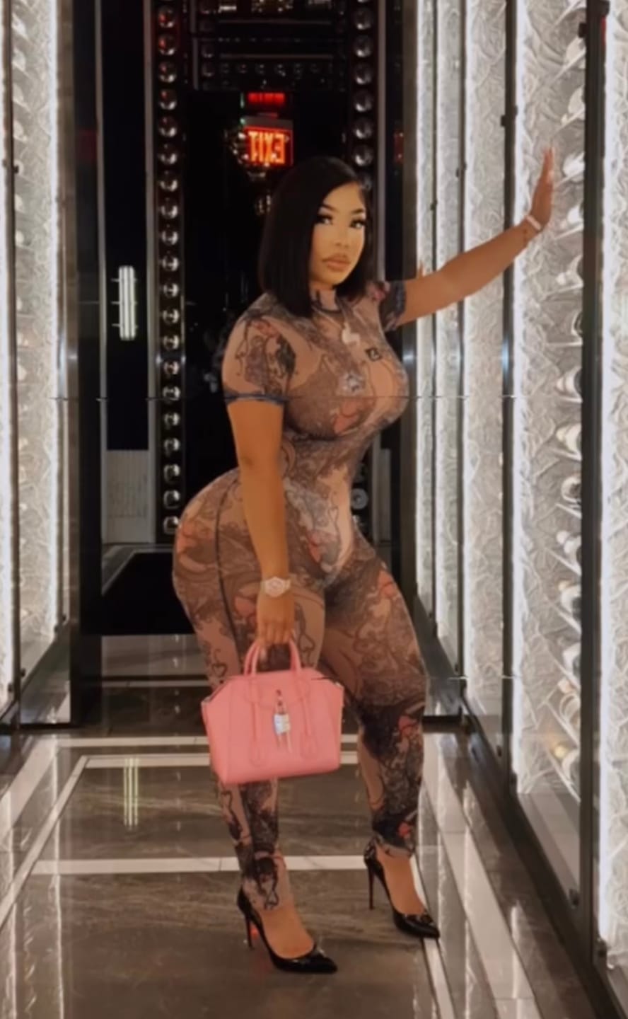 Customer photo review of Mesh Flavors Jumpsuit