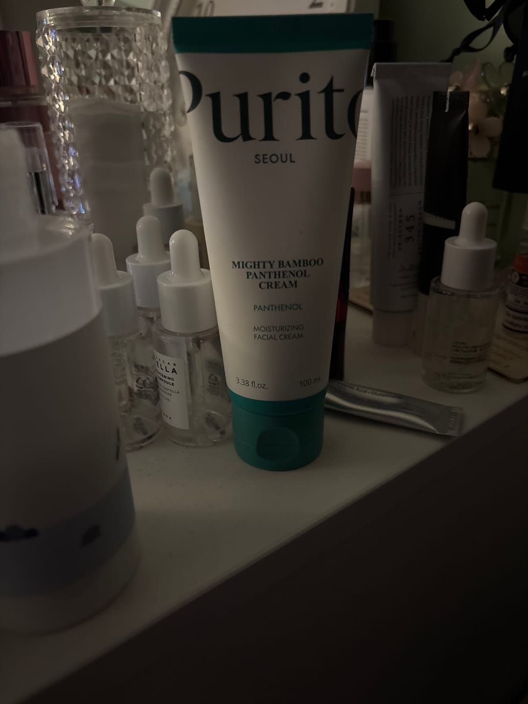 Customer photo review of Krēms sejai ar pantenolu PURITO Mighty Bamboo Panthenol Cream