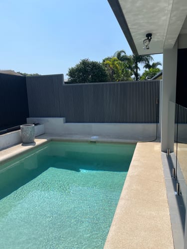 Customer photo review of Grey Oak | Outdoor Panel