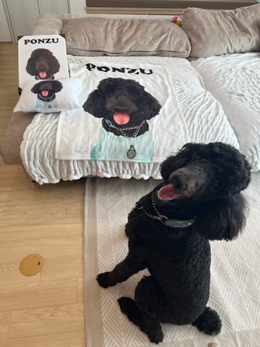 Customer photo review of Petcanva©オーダーメイド ペット似顔絵