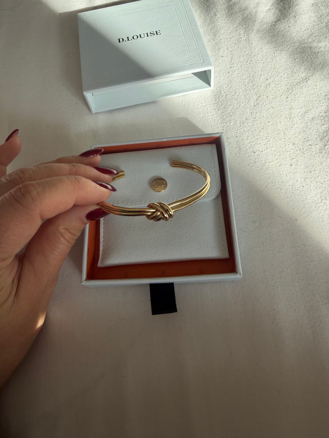 Customer photo review of Knot Bangle