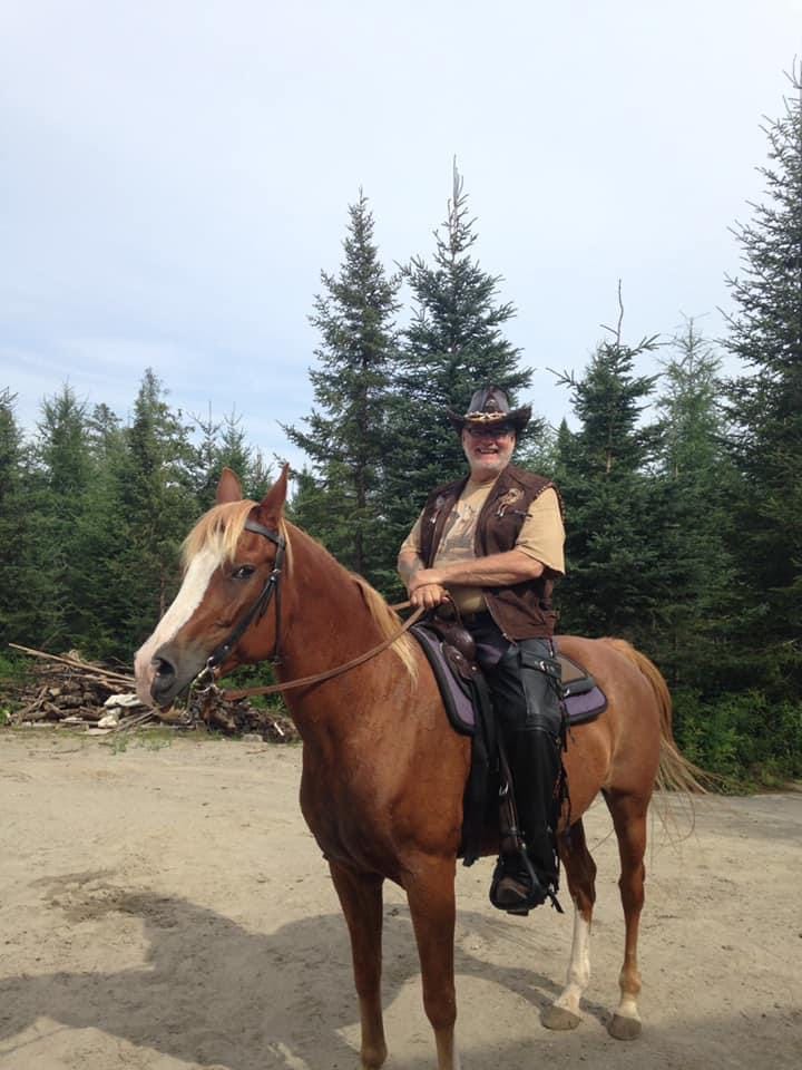 Customer photo review of Boulet Men's Cowboy Boot 15" Bullhide Distressed Cowboy Heel R Toe