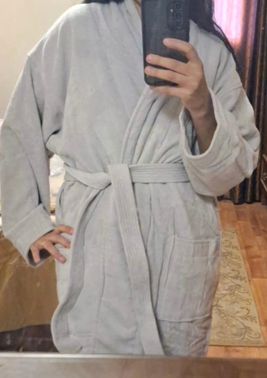 Customer photo review of Bathrobe