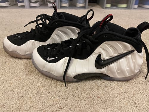 Customer photo review of Nike Air Foamposite Pro Pearl 12M/13.5W