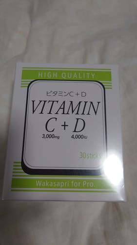 Customer photo review of ビタミンC+D -Wakasapri for Pro.