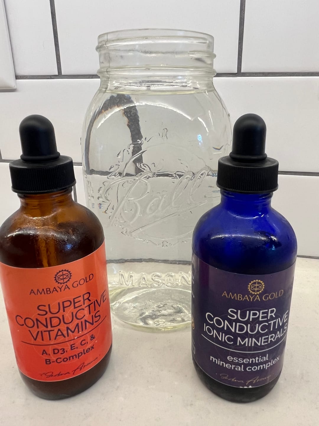 Customer photo review of Super-Conductive Ionic Minerals