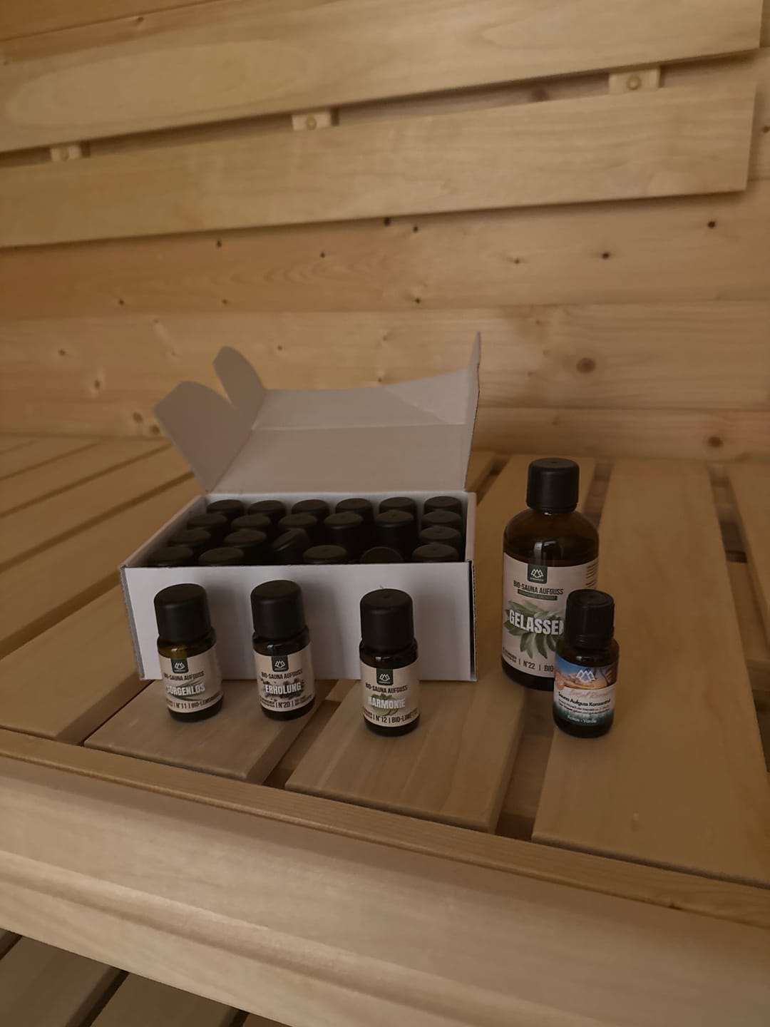 Customer photo review of Bio-Sauna Aufguss Discovery Box