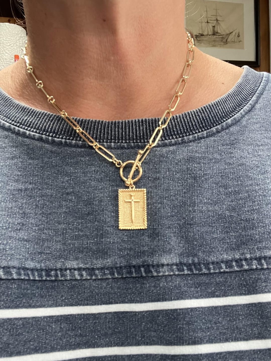 Customer photo review of The Eternal Pendant Necklace