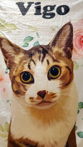 Customer photo review of Petcanva©オーダーメイド ペット似顔絵