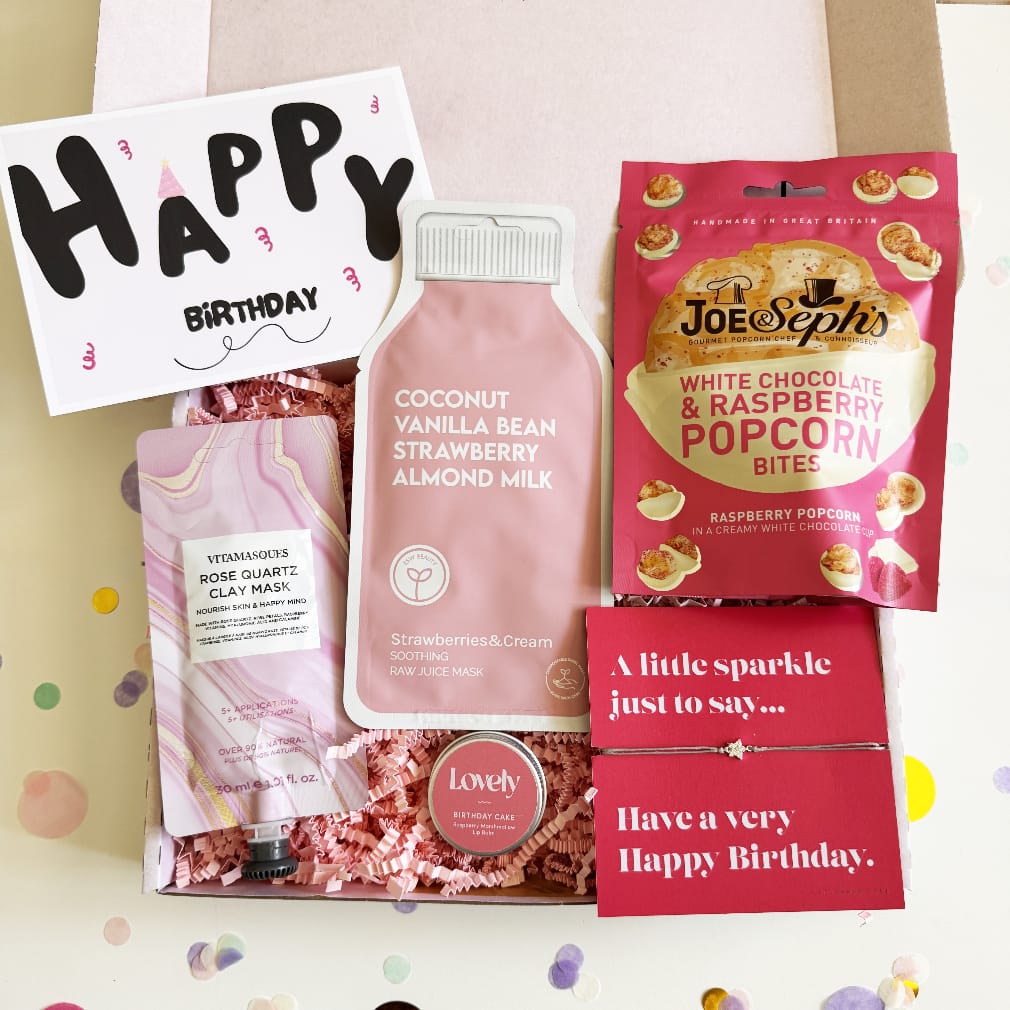 Customer photo review of Strawberries & Sparkles Birthday | Ready To Go Box