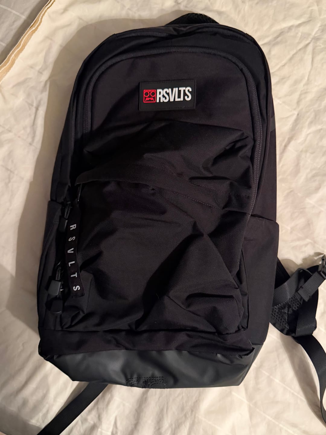 Customer photo review of RSVLTS Black Backpack V1