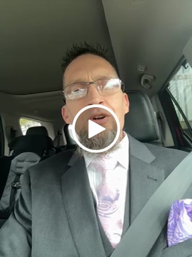 Customer video review of Barry. Wang BarryWang Light Blue Paisley Silk Tie Handkerchief Cufflinks Set