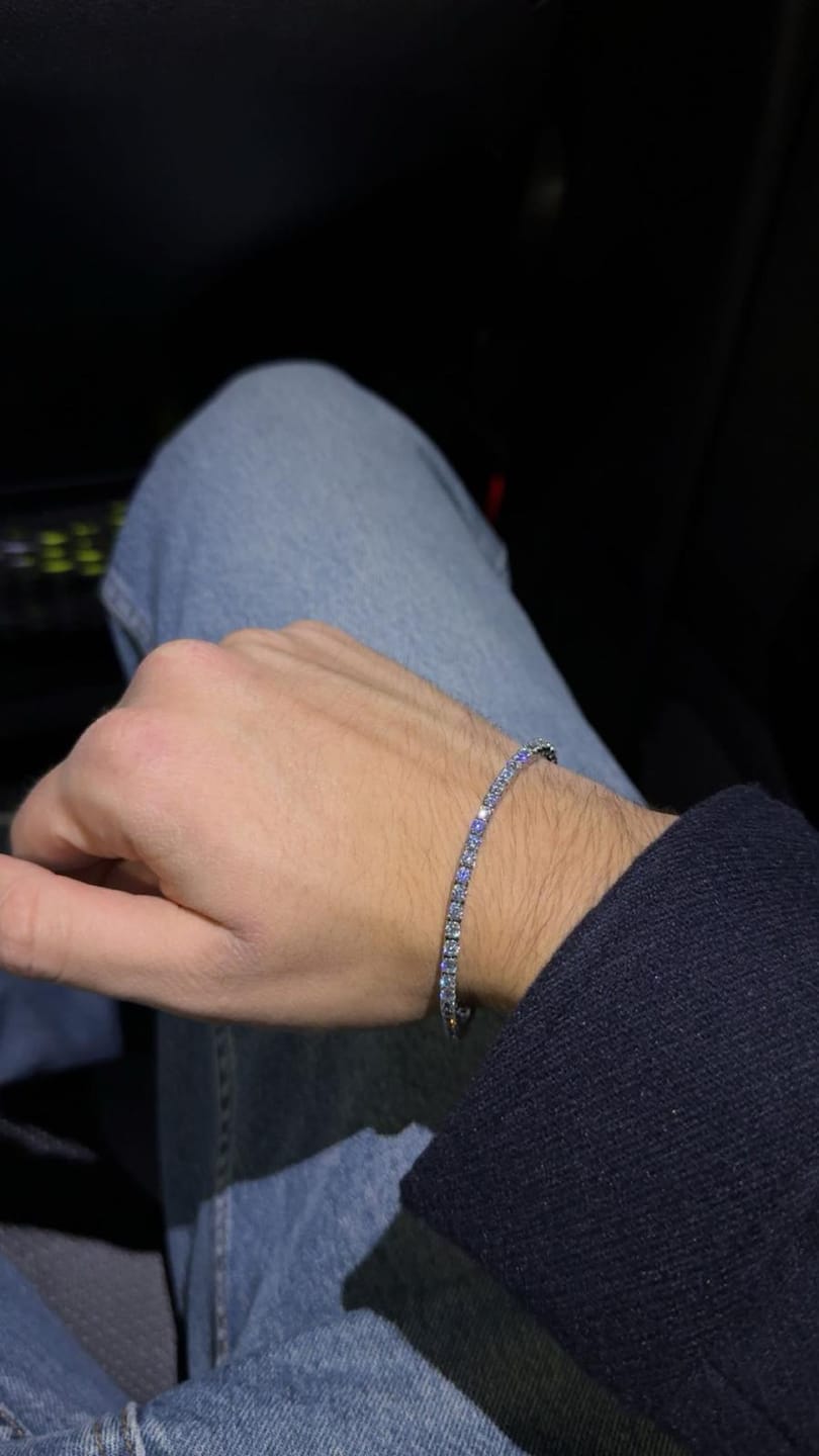 Customer photo review of TENNISBOY BRACELET. - 3MM