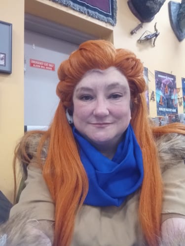 Customer photo review of Aloy from Horizon Zero Dawn Commission Wig