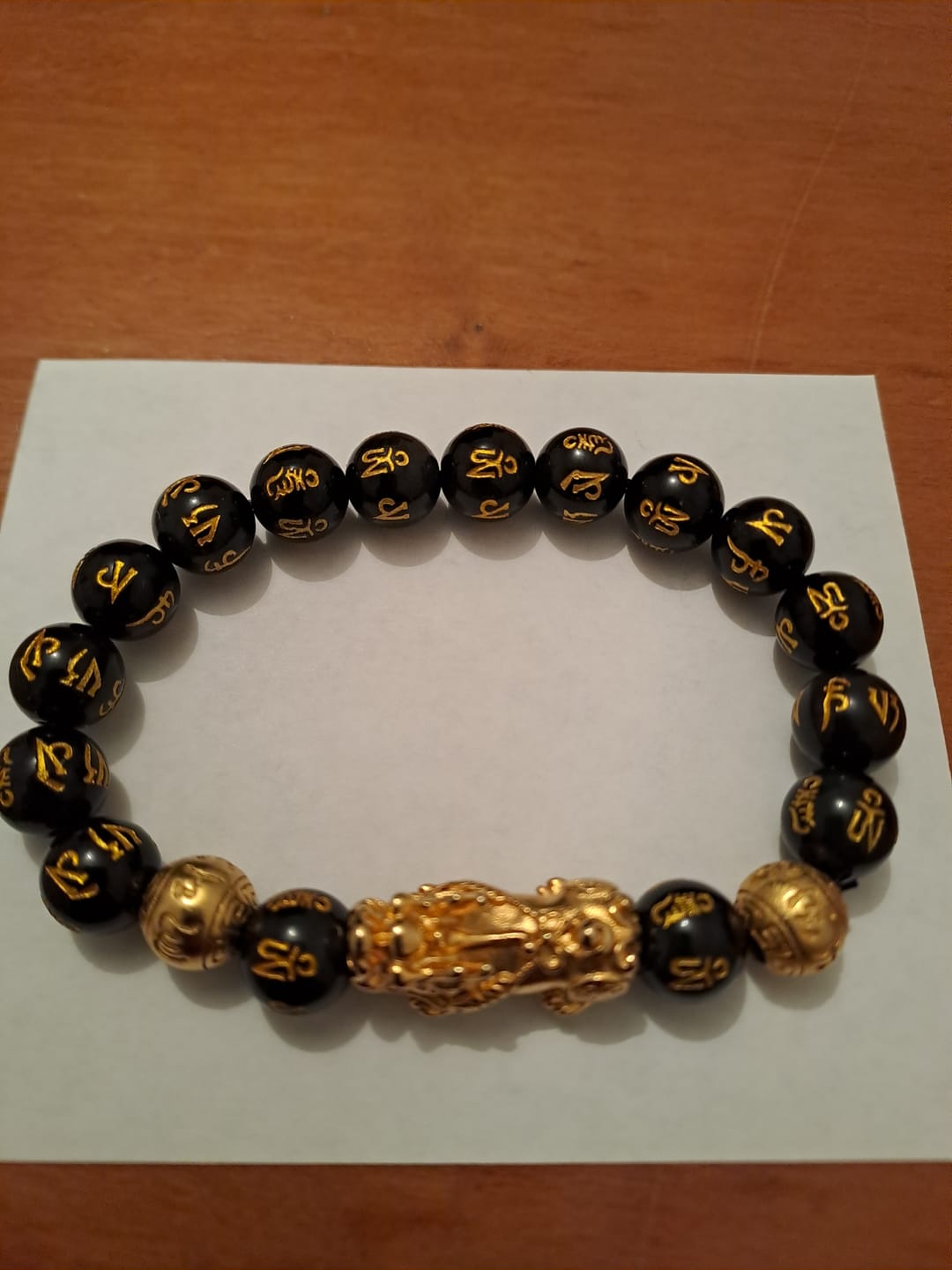 Customer photo review of Collier Double "Cascade des 7 Chakras"